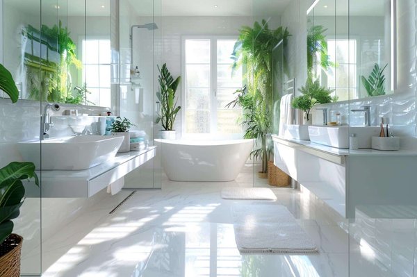 Quali sono i segreti per rendere un bagno più spazioso visualmente?